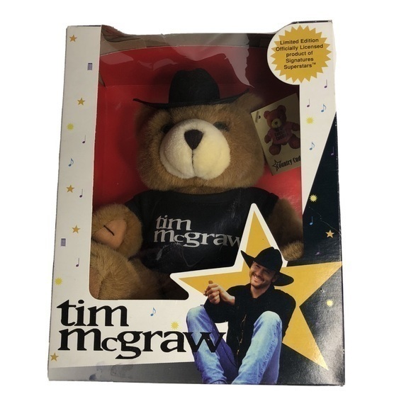 NIB Vintage Tim McGraw Country Cuddles Ted…